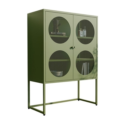 Meble domowe 2-drzwiowa stalowa szafka do przechowywania Metalowa szafka ze stojakami